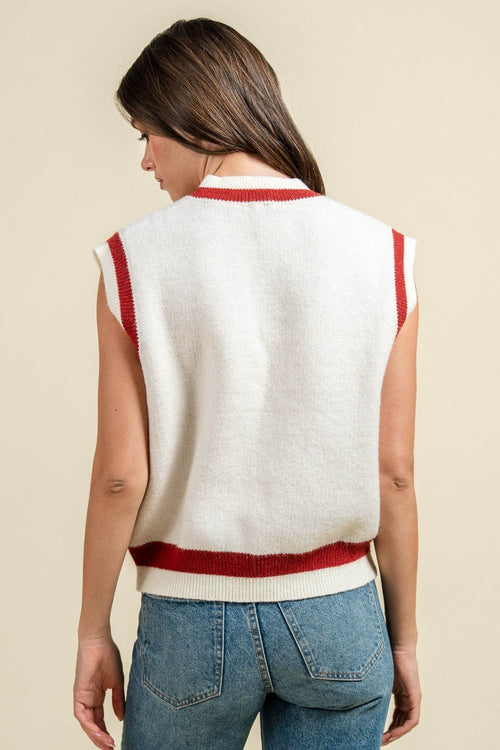BT3362C / SLEEVELESS KNIT VEST